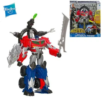Krājumu Sākotnējā Hasbro Transformers Prime Ultimate Optimus Prime Anime Attēlā Darbības Rādītāji Modelis Rotaļlietas