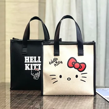 Kawaii Gudrs Sanrio Somā Hello Kitty Lielu Jaudu Karikatūra Studentu Meitene Portatīvo Messenger Bag Mobilais Tālrunis, Soma, Kosmētikas Soma
