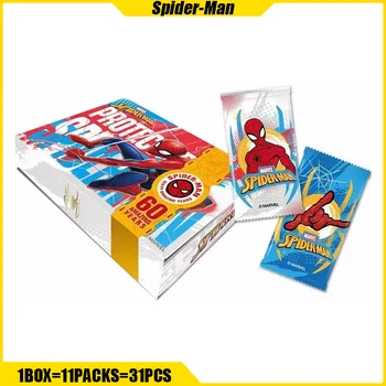 ZHENKA Spider-Man Kartes Anime Attēls Spēļu Kārtis Mistery Box Spēles Pastiprinātājs Kaste Rotaļlietām Dzimšanas dienas Dāvanas Zēniem un Meitenēm