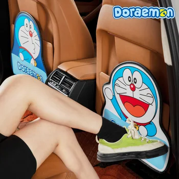 Anime Doraemon Kawaii Auto Sēdeklīti Bērniem Anti-kicking Mat Gudrs Backseat Netīrumiem izturīga Aizsardzības Mat auto Auto SuppliesDecorations