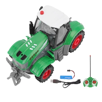 1:24 TĀLVADĪBAS Lauksaimniecības Traktoru Rotaļlietu Augstā Simulācijas Tālvadības Lauksaimniecības Kravas automašīnu Modeli Dāvanu Bērniem