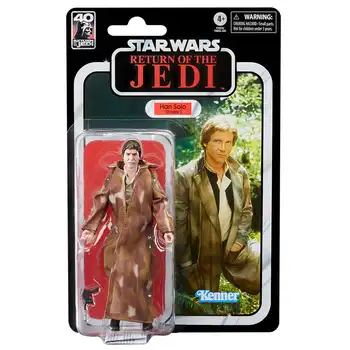 Sākotnējā Hasbro Star Wars Melnā Sērija Han Solo, 6-Collu Rīcības Attēls Kolekciju Modelis F7072