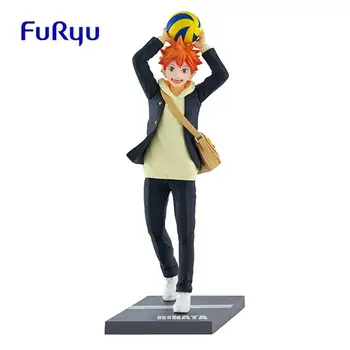 Krājumu Sākotnējā FuRyu TENITOL Hinata Shouyou Volejbola Zēns Pvc Anime Attēlā Darbības Rādītāji Modelis Rotaļlietas