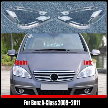 Benz A-Klase 2009~2011. Gada Lukturu Vāks Caurspīdīgs Priekšējo Lukturu Korpusa Organiskā Stikla Aizstāt Oriģināls Abažūrs