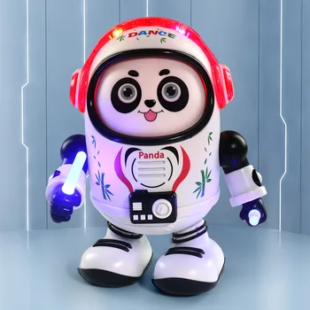 Dejas Telpā Panda Elektriskā Šūpošanos Robots Karikatūra Elektronisko Pet Ar Gaismas Mūziku Interaktīvās Rotaļlietas Bērniem, Dzimšanas dienu, Ziemassvētki, Dāvanu