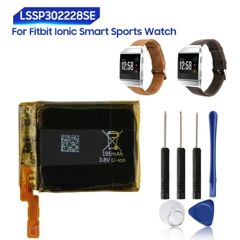 Oriģinālā Rezerves Akumulatoru Fitbit Jonu Smart Sporta Skatīties LSSP302228SE Genuine Skatīties Akumulatora 195mAh