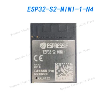 ESP32-S2-MINI-1-N4 WiFi 802.11 b/g/n Raiduztvērēju Modulis GHz 2.412 ~ 2.484 GHz PCB Izsekot Virsmas Mount