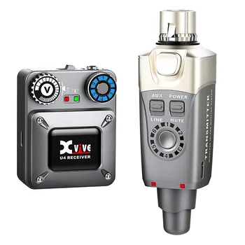 Xvive U4 Bezvadu In-Ear Monitor Sistēmas Profesionālo IVP Bodypack Raidītājs un Uztvērējs Skatuves Mēģinājums