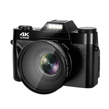 4K Vlogging Kamera Video ar 4K Full HD Kameras ar Wifi, par Youtube 4K 48MP 30fps Digitālās Tālummaiņas Fotokameras