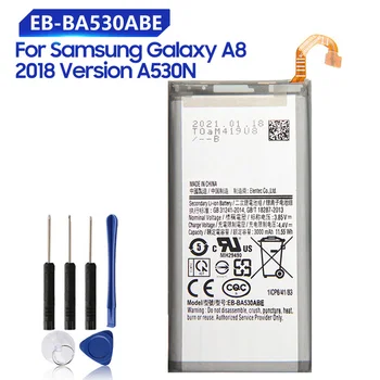 Rezerves Akumulators, EB-BA530ABE EB-BA530ABA Samsung Galaxy A8 2018 Versija SM-A530N A530N 3000mAh Akumulators