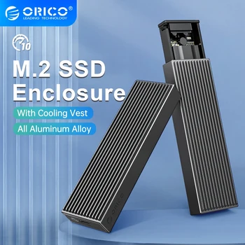 ORICO gadījumā M2 NVMe SSD Alumīnija 10Gbps USB3.1 GEN2 C Tipa M. 2 SSD Kameras Taustiņu M Cietvielu Disks Gadījumā, Rīks, Bezmaksas Atbalstu UASP