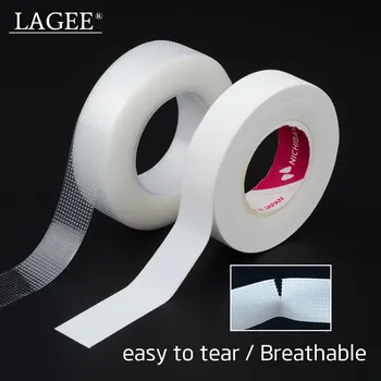 LAGEE 5 ruļļi PE materiāla, elpojošs un anti-alerģiski viegli asaru acu lentes par potēšanu viltus skropstu labāk nekā papīra lentes