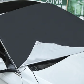 Saulessargs Segtu Automašīnu Vējstiklu Sniega Saules Ēnā Ūdensizturīgs Aizsargs Automobiļu Magnētisko Vāciņu Automašīnas Priekšējā Vējstikla Pārsegs