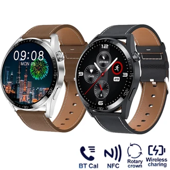 Jaunās Bluetooth Zvanu Smart Skatīties Vīriešu Ūdensnecaurlaidīgs Sports Fitness Tracker Laika Displejs par GODU X6 X6S Realme GT Neo 2 Samsung