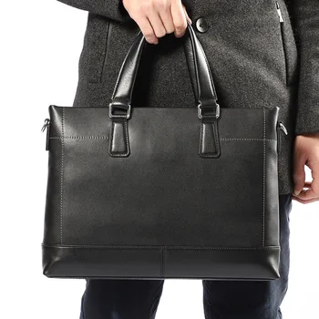 EUMOAN Somas Vīriešu soma horizontālā ādas portfeli, vīriešu biznesa vadītājs slāni pātagot vīriešu soma viena pleca soma crossbody