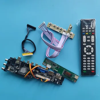 Komplekts LQ154K1LBXX/LQ154M1LW02 30pin TV VGA USB, AV, Digitālā HDMI Panelis tālvadības DVB-T Kontrolieris valdes 1920X1200 1 CCFL LCD 15.4