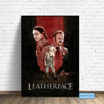 Leatherface (2017) Filmas Plakāts, Foto Uz Vāka Drukāt Audekla Sienas Māksla, Mājas Dekoru (Bez Rāmja)